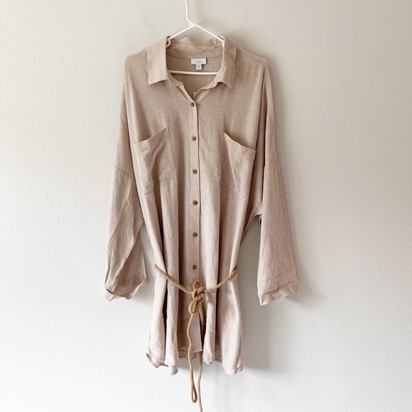 Pure Jill Linen Blend Women’s Size 4X Blouse - Picture 2 of 15